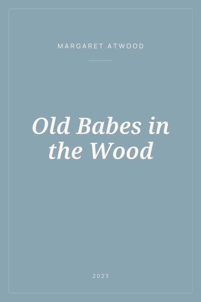 Portada de Old Babes in the Wood