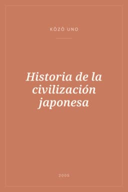 Portada de Historia de la civilización japonesa