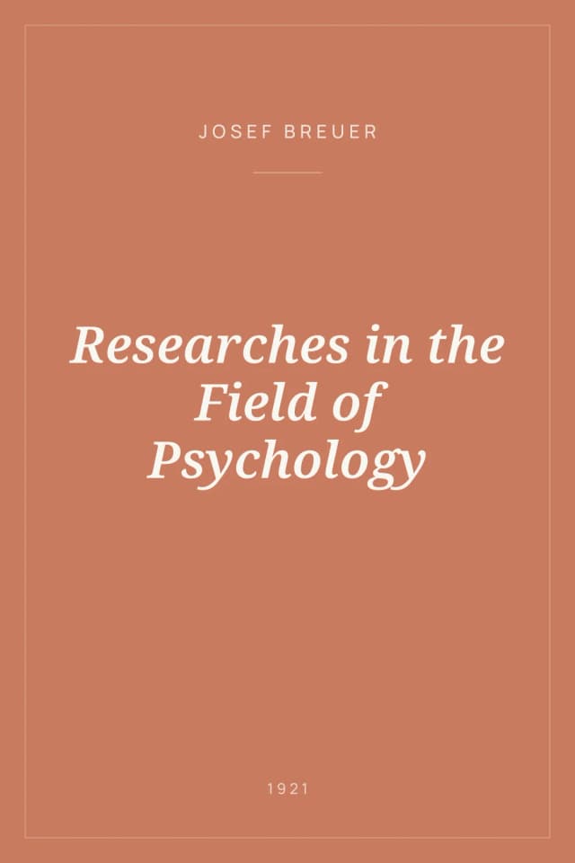 Portada de Researches in the Field of Psychology