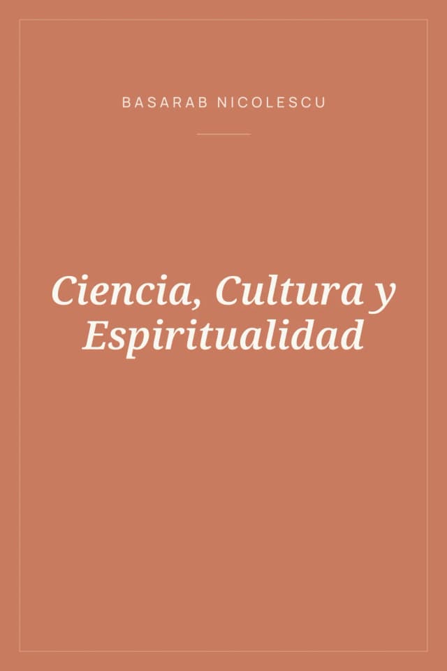 Portada de Ciencia, Cultura y Espiritualidad