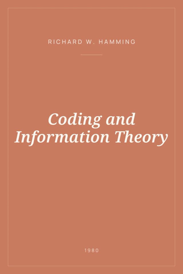 Portada de Coding and Information Theory