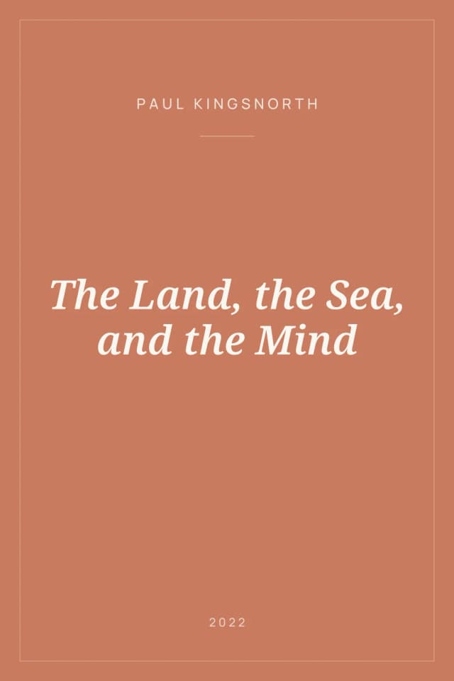 Portada de The Land, the Sea, and the Mind