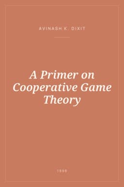 Portada de A Primer on Cooperative Game Theory