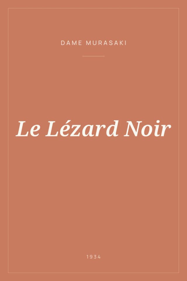 Portada de Le Lézard Noir