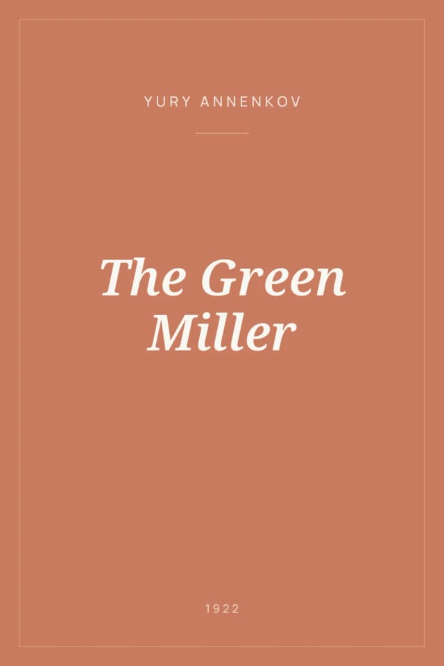 Portada de The Green Miller