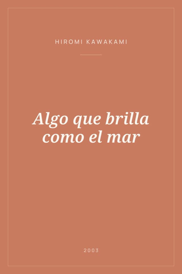 Portada de Algo que brilla como el mar