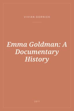 Portada de Emma Goldman: A Documentary History