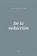 Portada de De la seducción