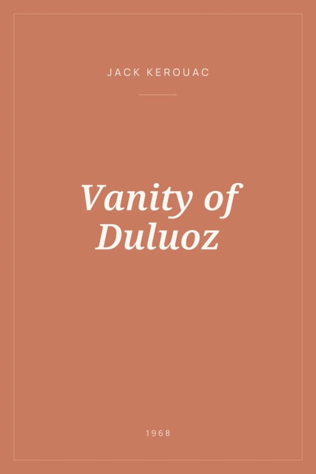 Portada de Vanity of Duluoz