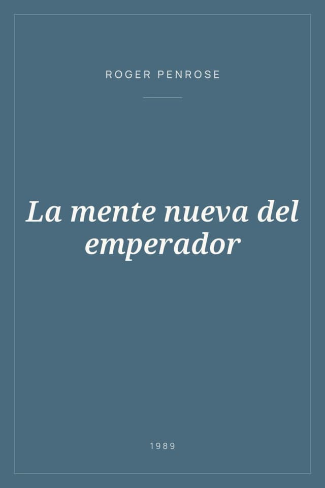 Portada de La mente nueva del emperador