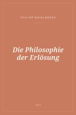 Portada de Die Philosophie der Erlösung
