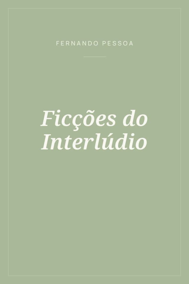 Portada de Ficções do Interlúdio