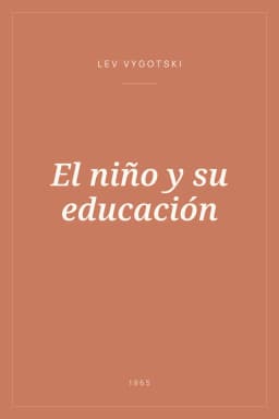 Portada de El niño y su educación