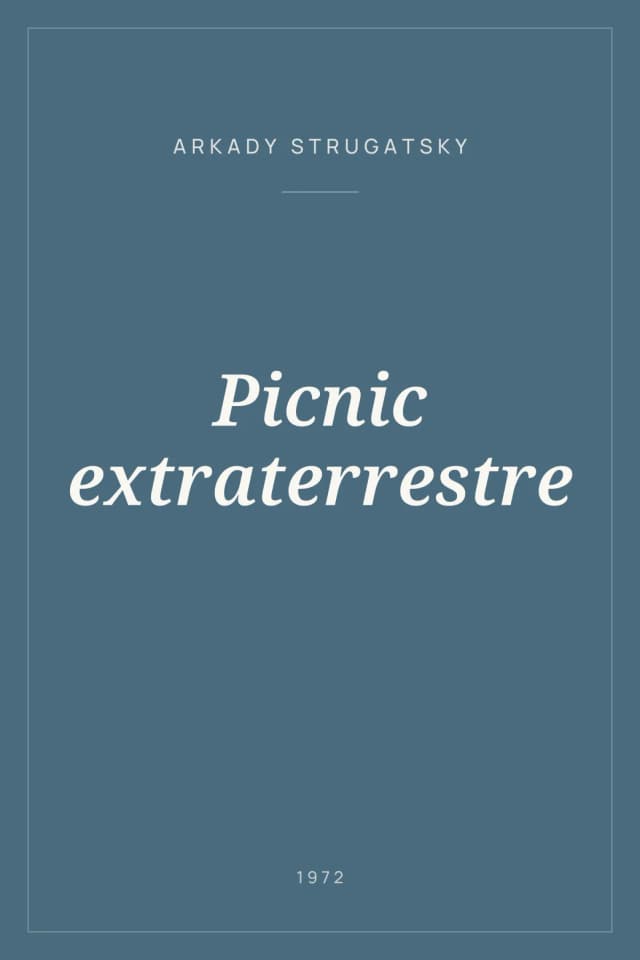 Portada de Picnic extraterrestre