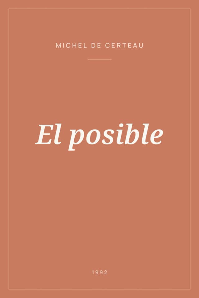 Portada de El posible
