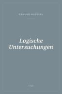 Portada de Logische Untersuchungen