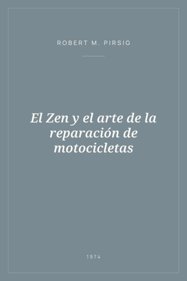 Portada de El Zen y el arte de la reparación de motocicletas