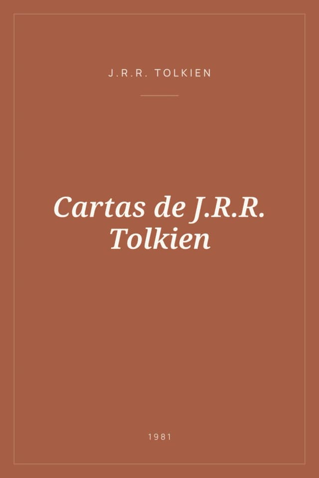 Portada de Cartas de J.R.R. Tolkien