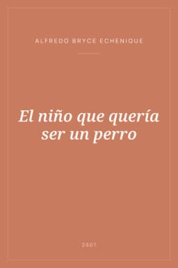 Portada de El niño que quería ser un perro