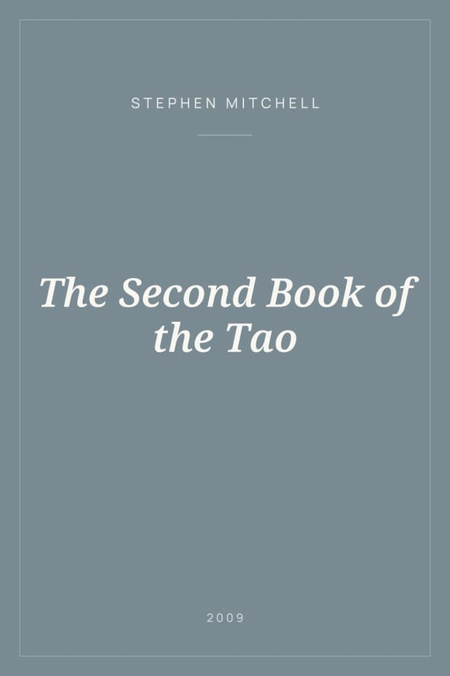 Portada de The Second Book of the Tao