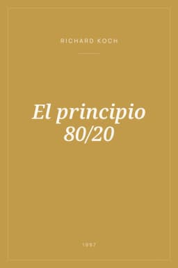 Portada de El principio 80/20