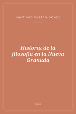 Portada de Historia de la filosofía en la Nueva Granada
