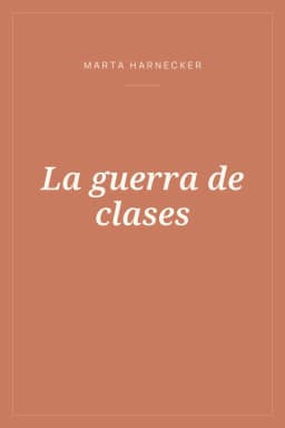 Portada de La guerra de clases