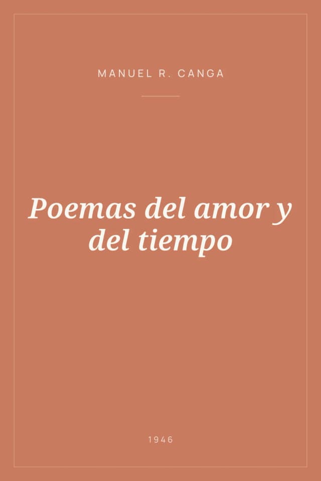 Portada de Poemas del amor y del tiempo