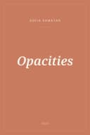 Portada de Opacities