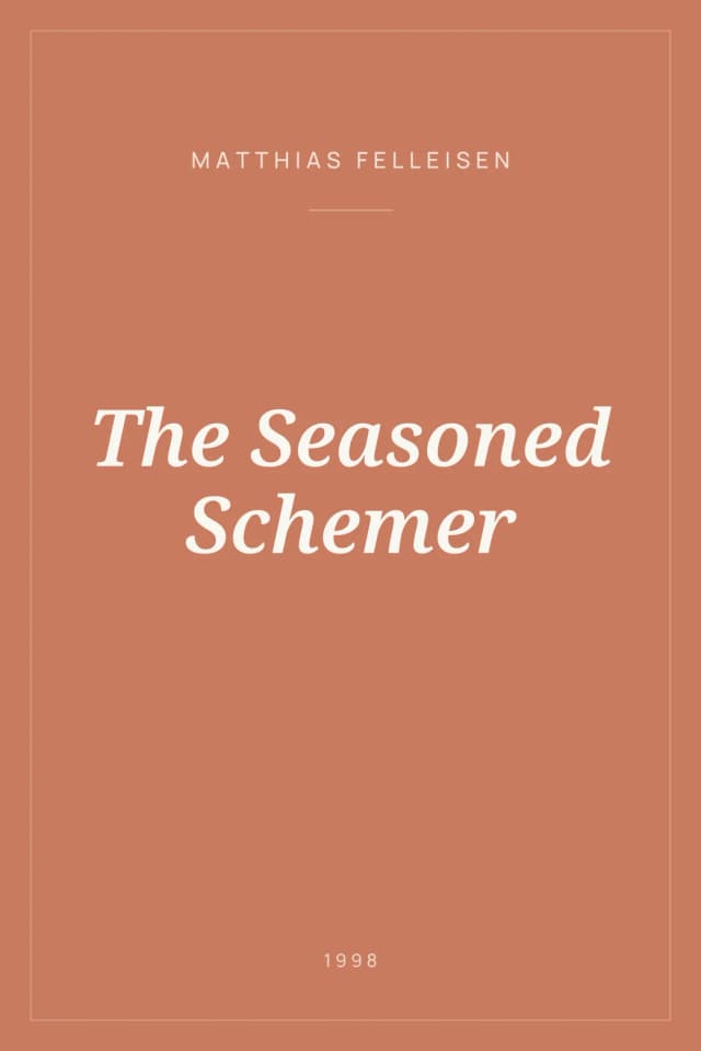 Portada de The Seasoned Schemer