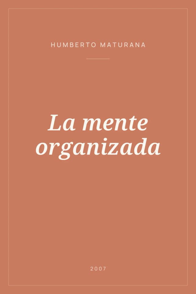 Portada de La mente organizada