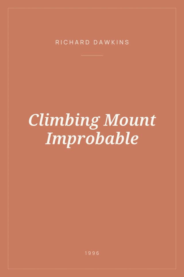 Portada de Climbing Mount Improbable
