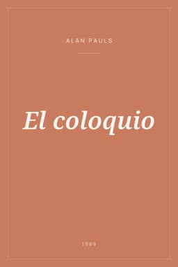 Portada de El coloquio