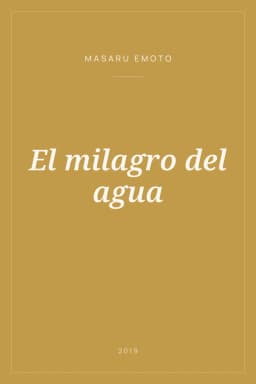 Portada de El milagro del agua
