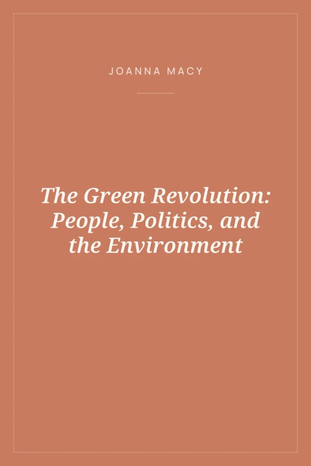 Portada de The Green Revolution: People, Politics, and the Environment
