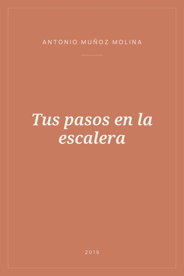 Portada de Tus pasos en la escalera