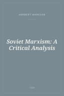 Portada de Soviet Marxism: A Critical Analysis