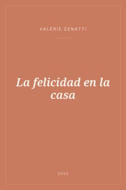 Portada de La felicidad en la casa