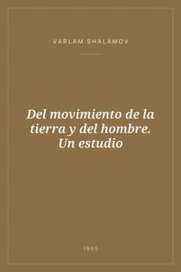 Portada de Del movimiento de la tierra y del hombre. Un estudio