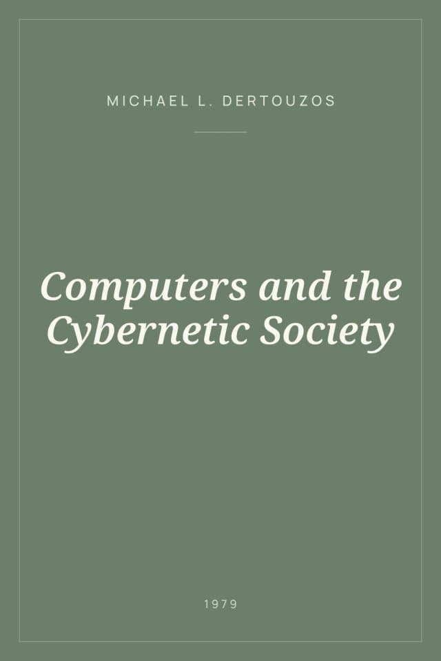 Portada de Computers and the Cybernetic Society
