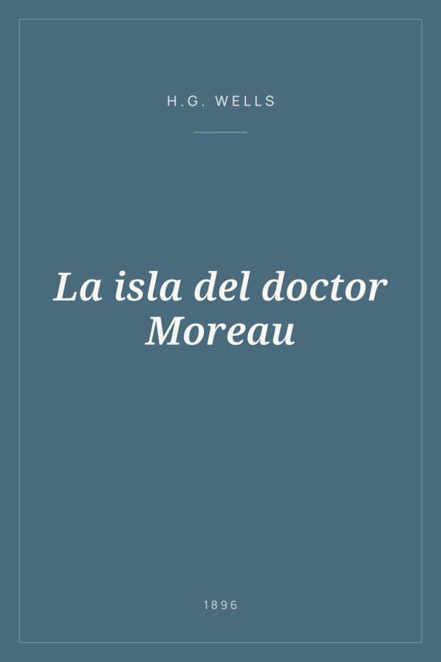 Portada de La isla del doctor Moreau