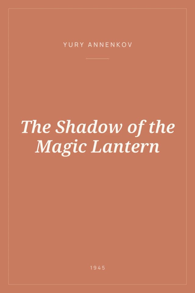 Portada de The Shadow of the Magic Lantern