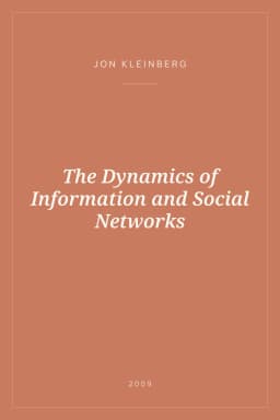 Portada de The Dynamics of Information and Social Networks
