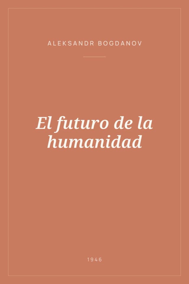 Portada de El futuro de la humanidad