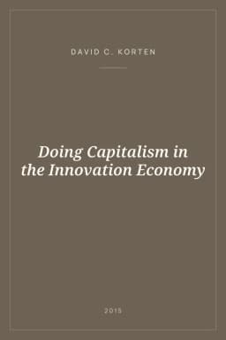 Portada de Doing Capitalism in the Innovation Economy