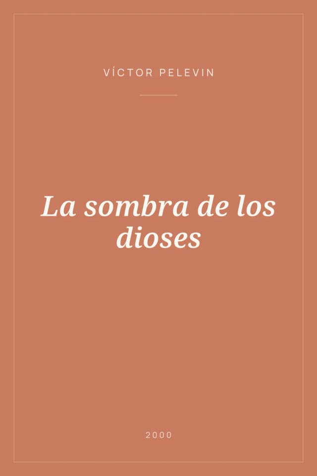 Portada de La sombra de los dioses