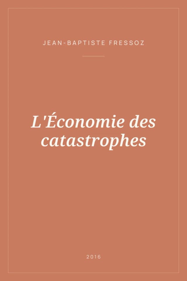 Portada de L'Économie des catastrophes