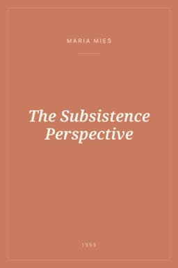 Portada de The Subsistence Perspective