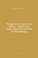 Portada de Python Crash Course, 2nd Edition: A Hands-On, Project-Based Introduction to Programming