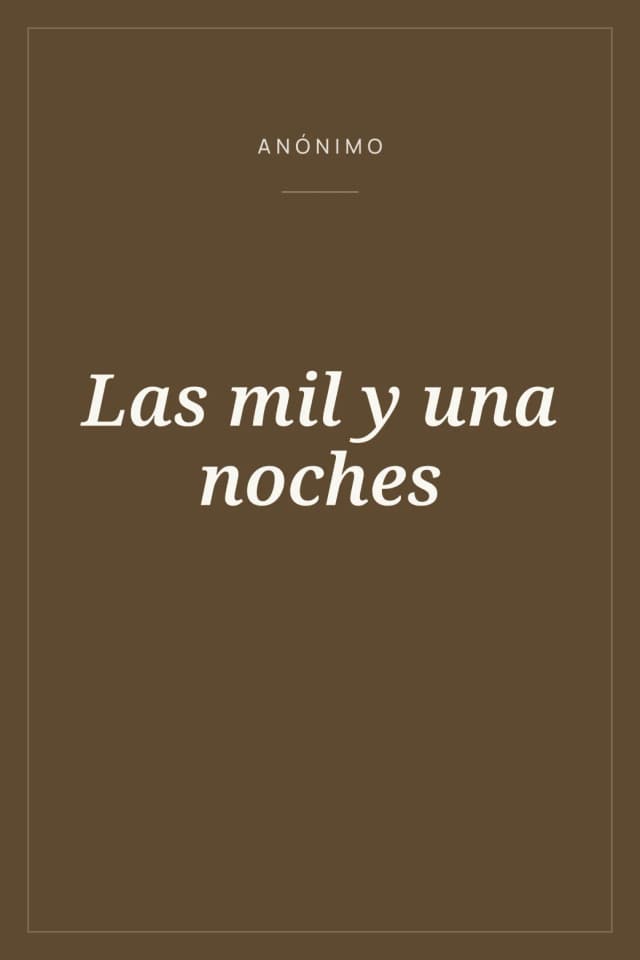 Portada de Las mil y una noches